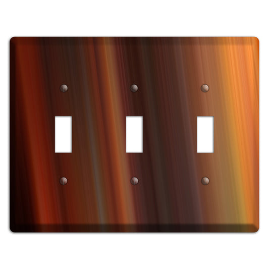 Maroon Ray of Light 3 Toggle Wallplate