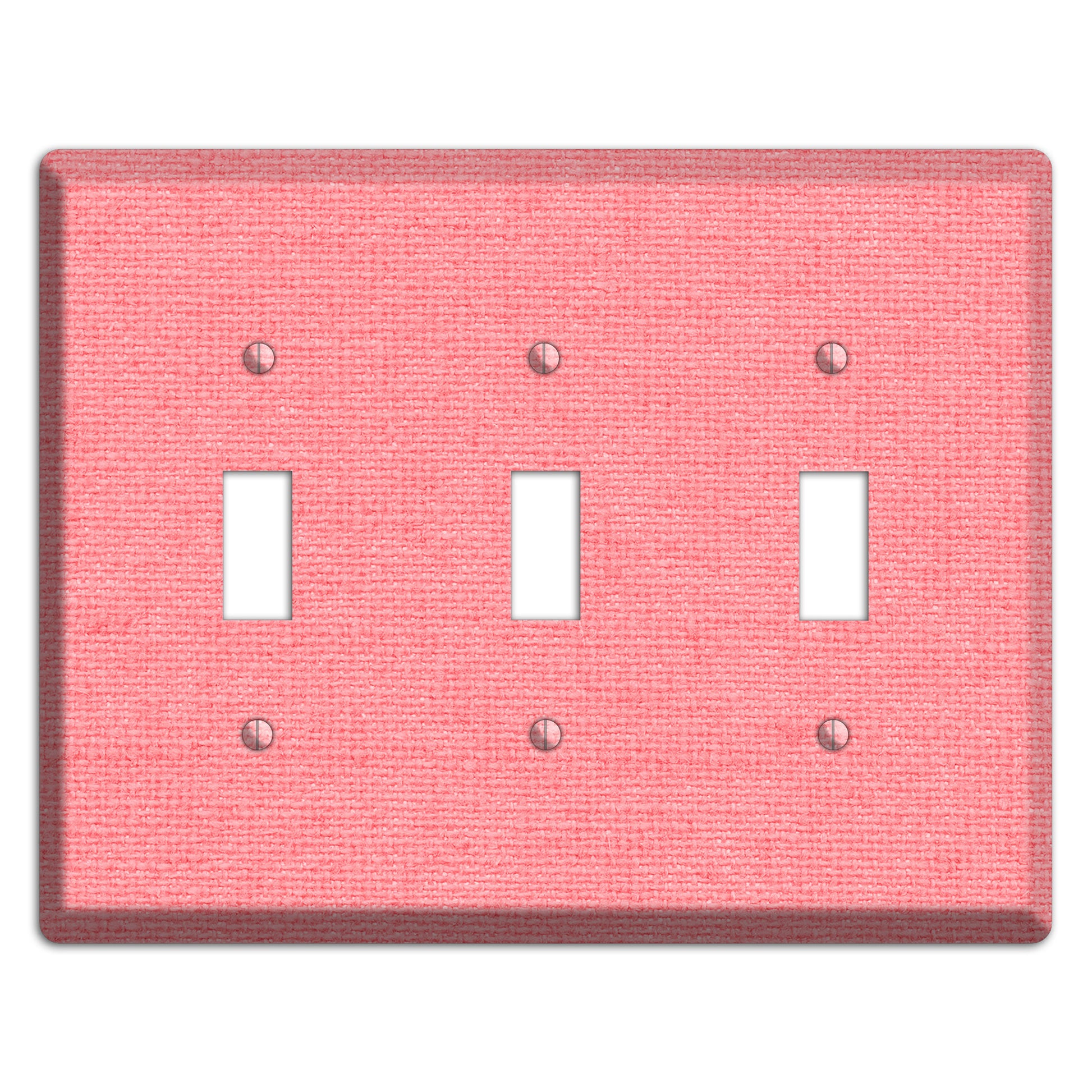 Sweet Pink Soft Coral 3 Toggle Wallplate