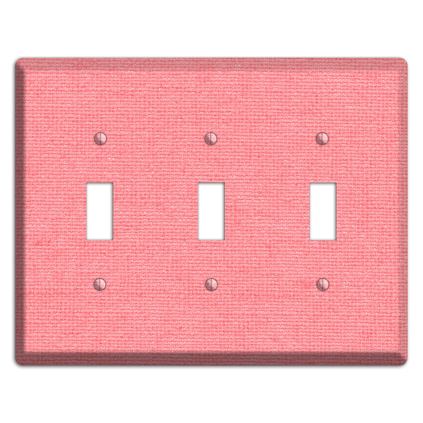 Sweet Pink Soft Coral 3 Toggle Wallplate