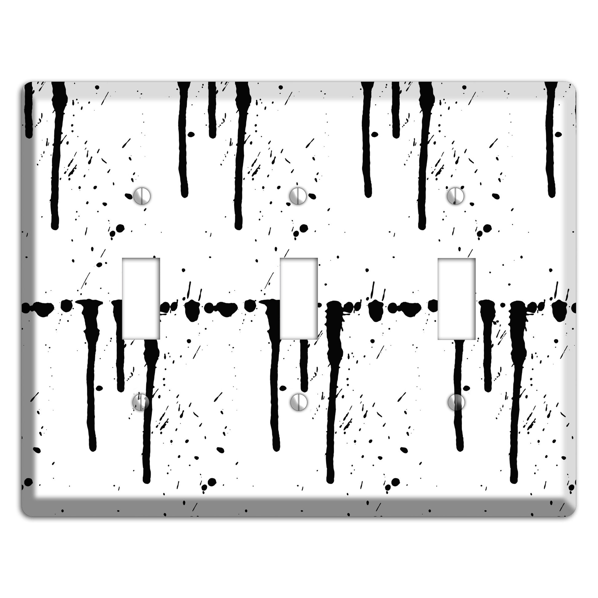 Ink Drips 2 3 Toggle Wallplate