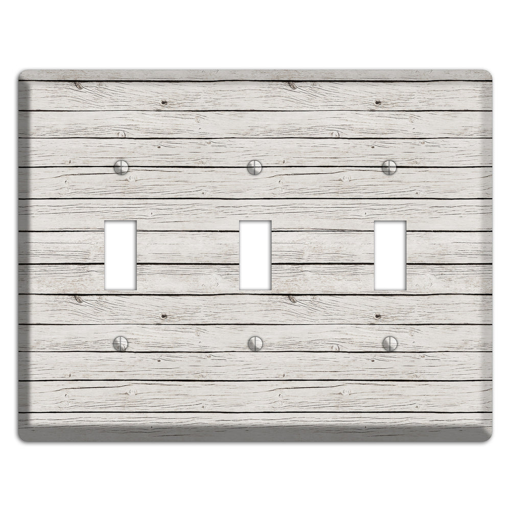 Cloudy Antique 3 Toggle Wallplate