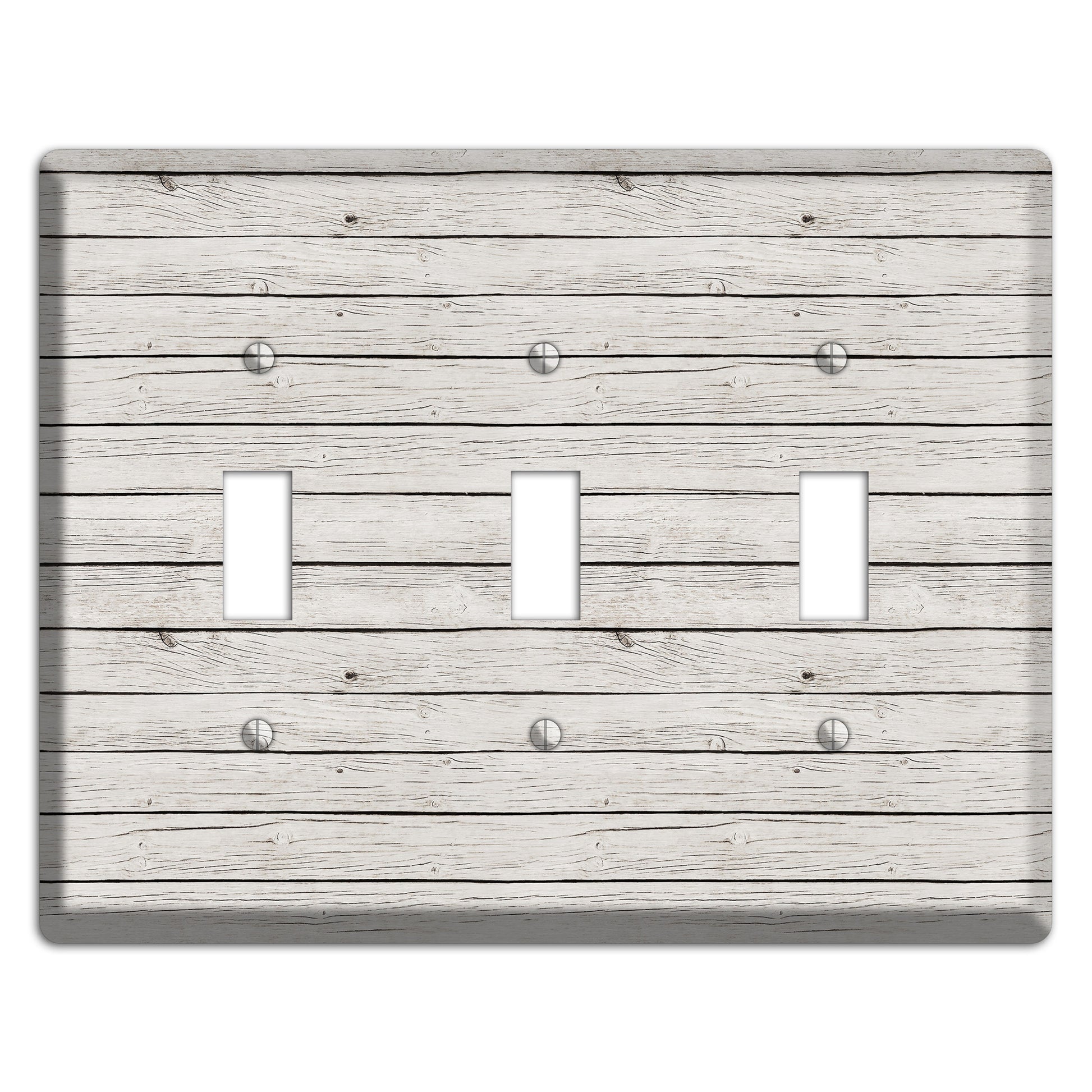 Cloudy Antique 3 Toggle Wallplate