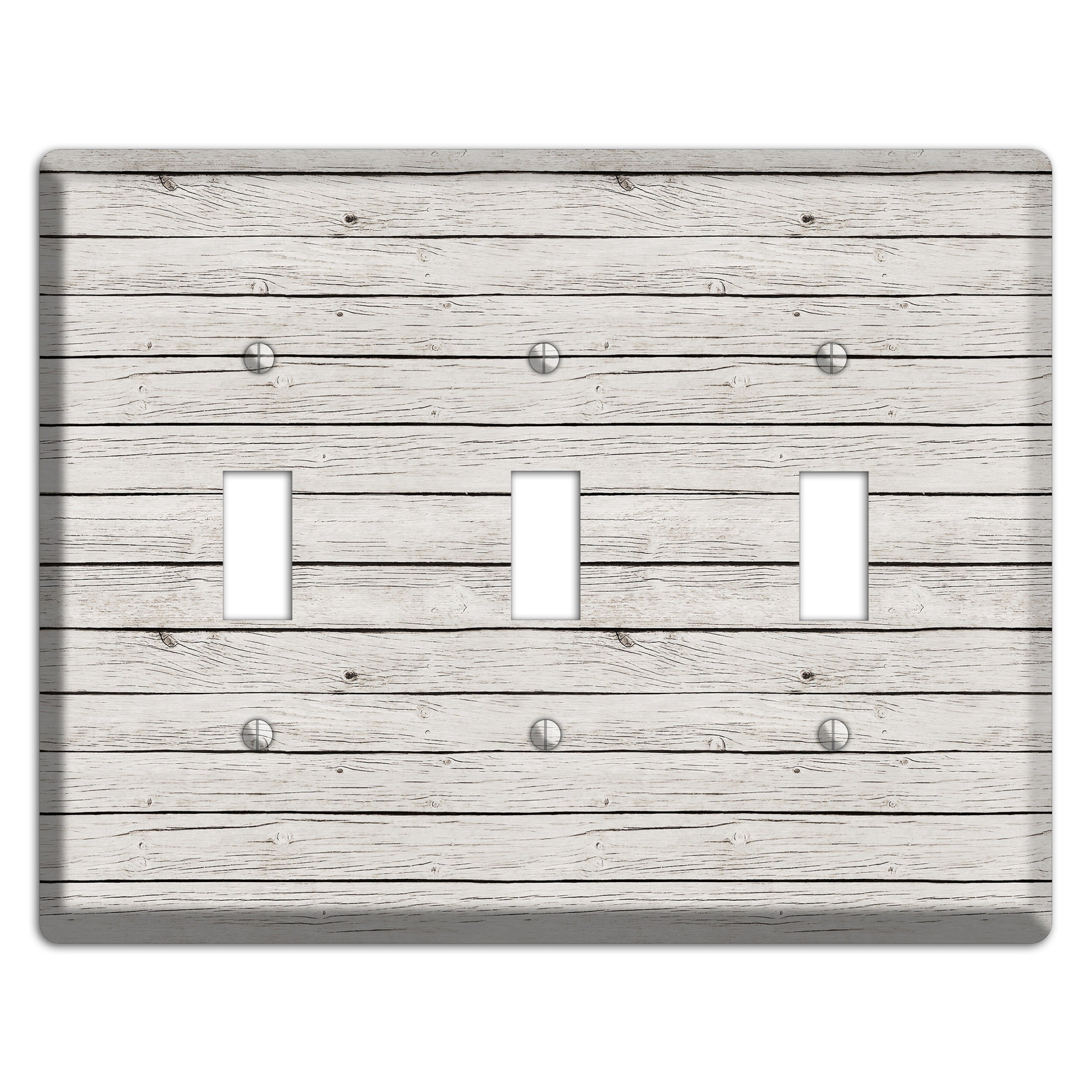Cloudy Antique 3 Toggle Wallplate