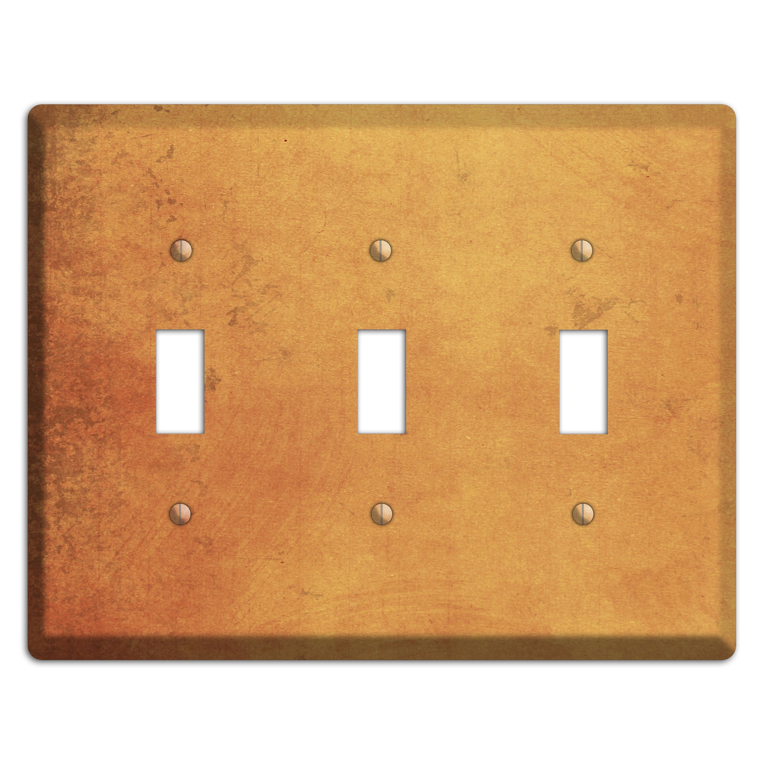 Di Sierra Vintage Grunge 3 Toggle Wallplate