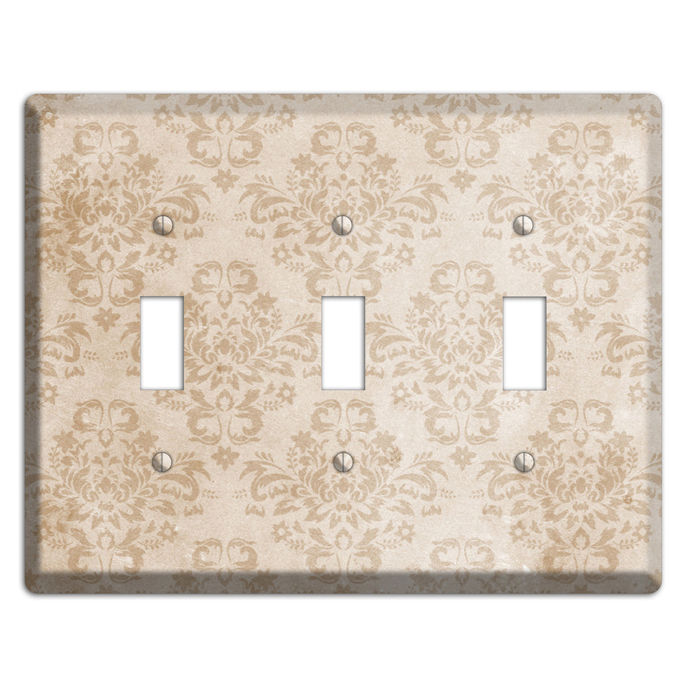 Bizarre Neutral Texture 3 Toggle Wallplate