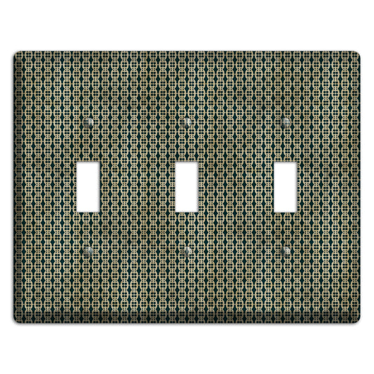 Dark Green Grunge Tiny Tiled Tapestry 3 3 Toggle Wallplate