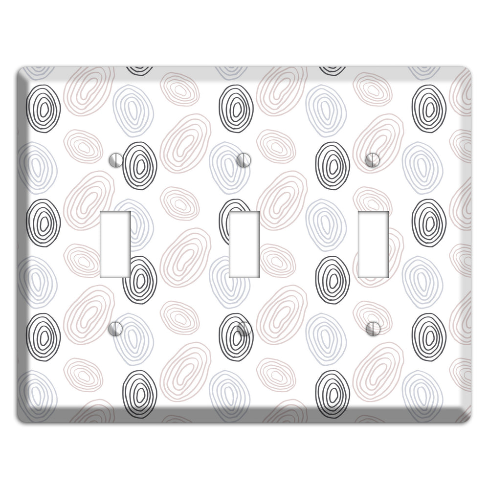 Abstract 4 3 Toggle Wallplate