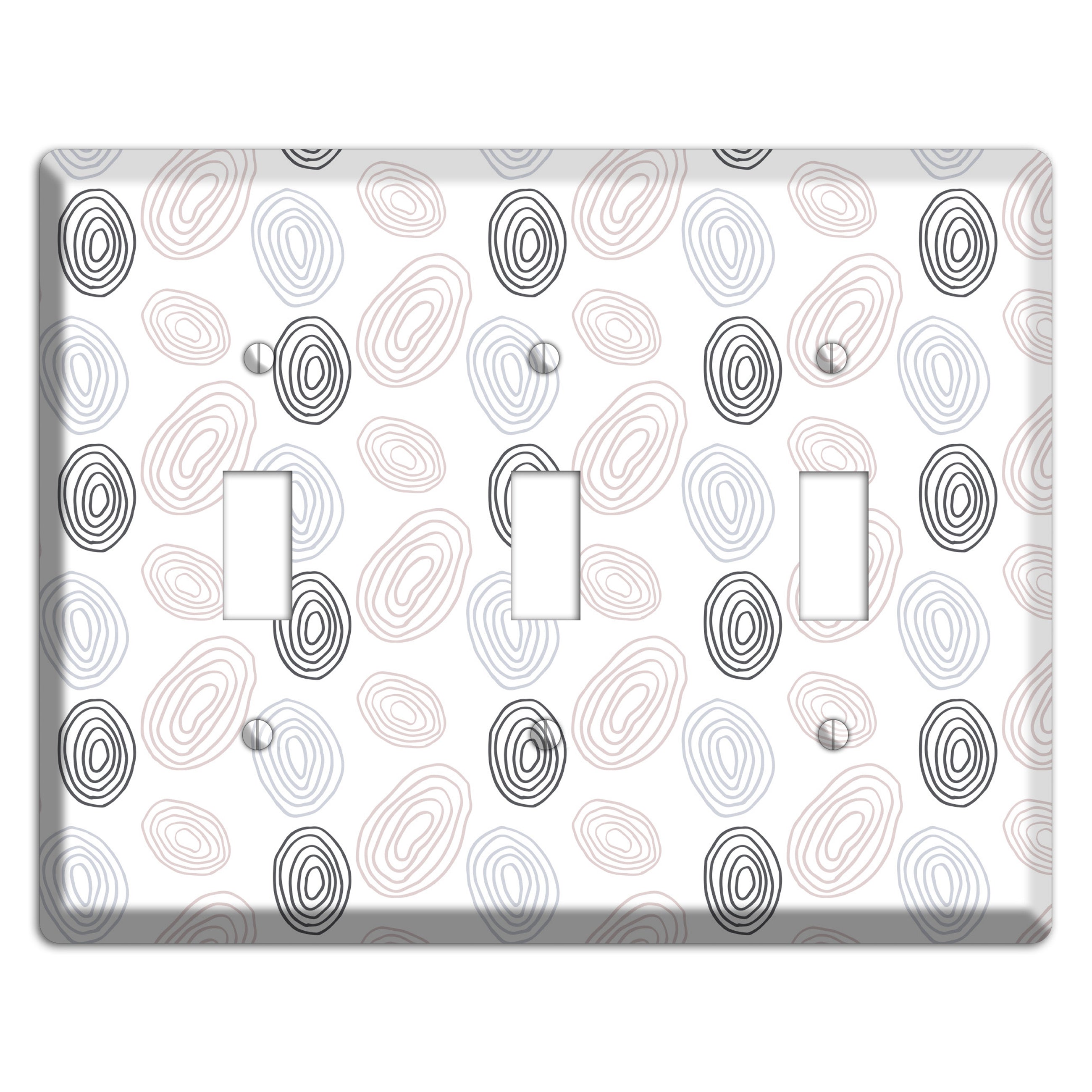 Abstract 4 3 Toggle Wallplate