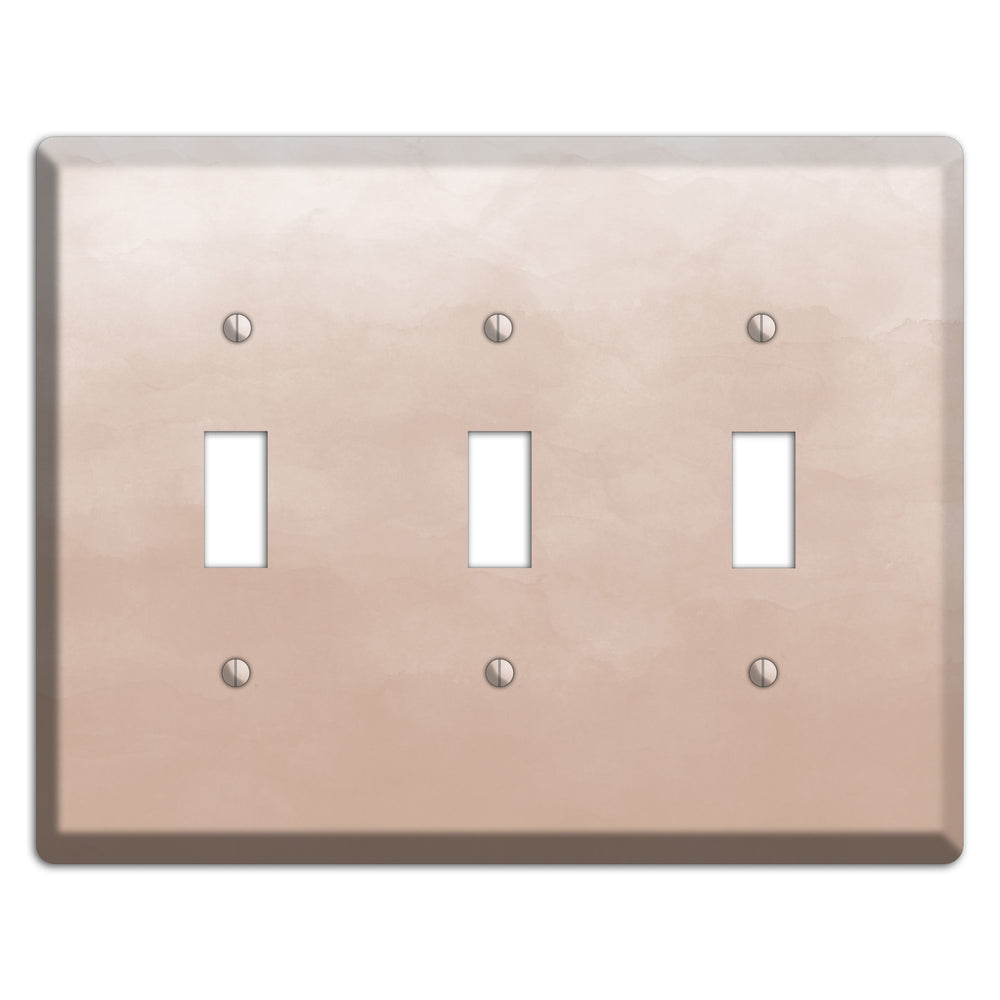 Beige Ombre 3 Toggle Wallplate