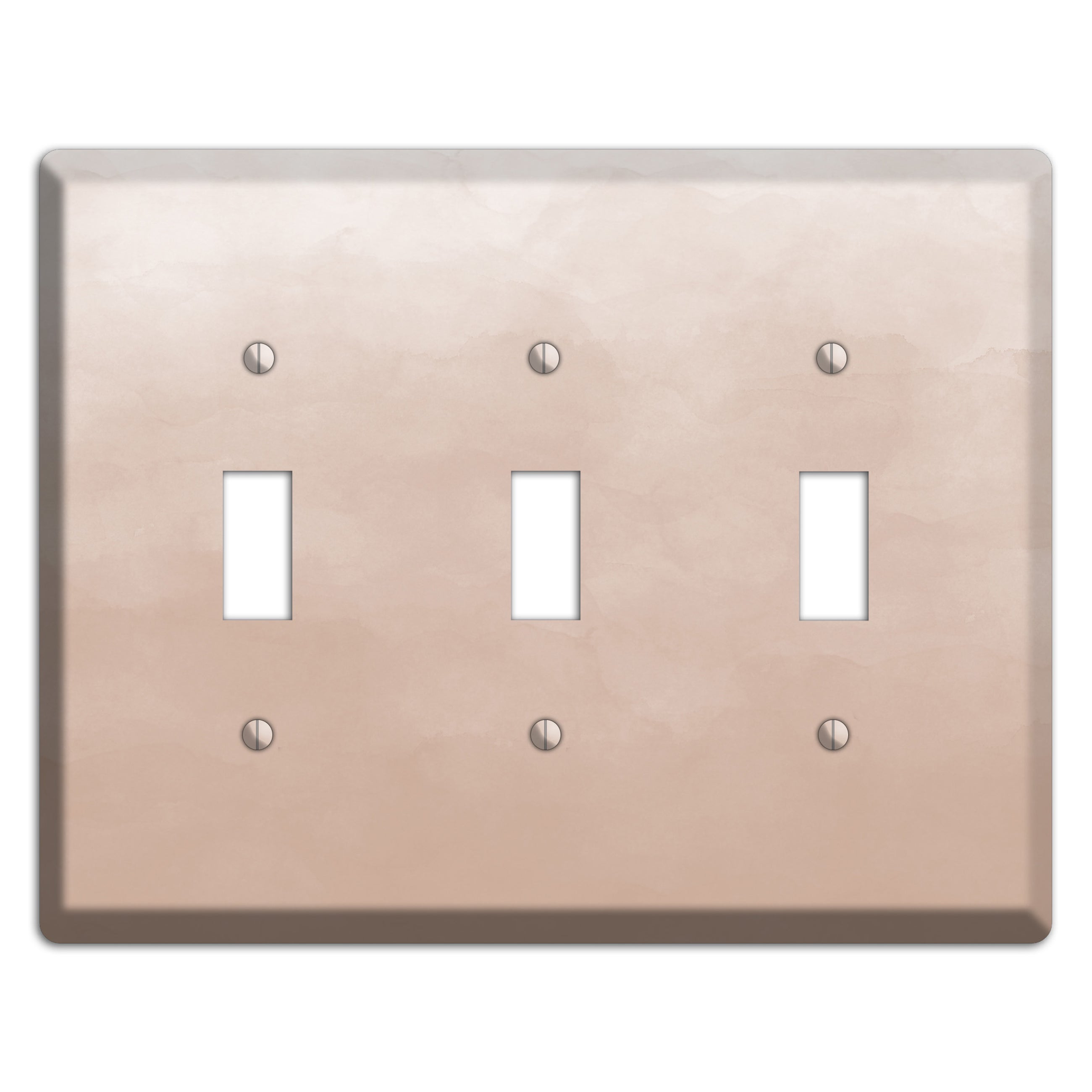 Beige Ombre 3 Toggle Wallplate