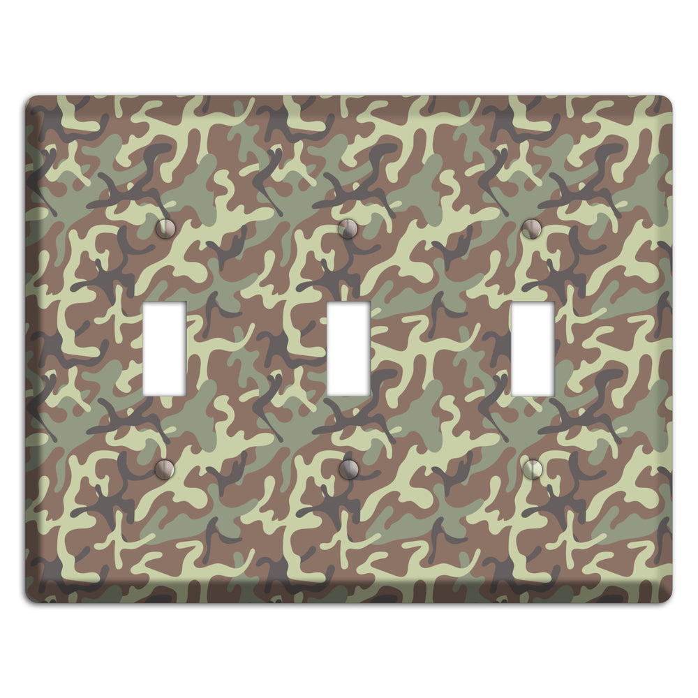 Jungle 1948 Camo 3 Toggle Wallplate