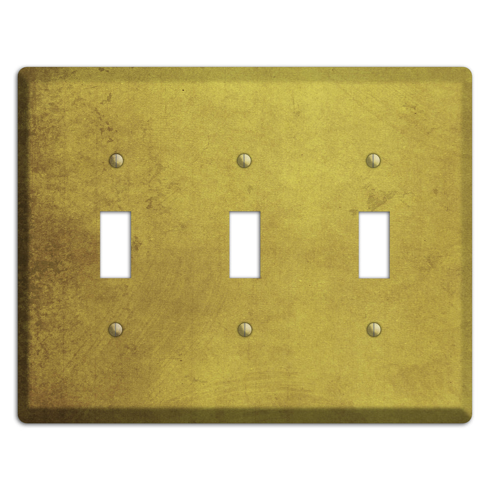 Husk Vintage Grunge 3 Toggle Wallplate