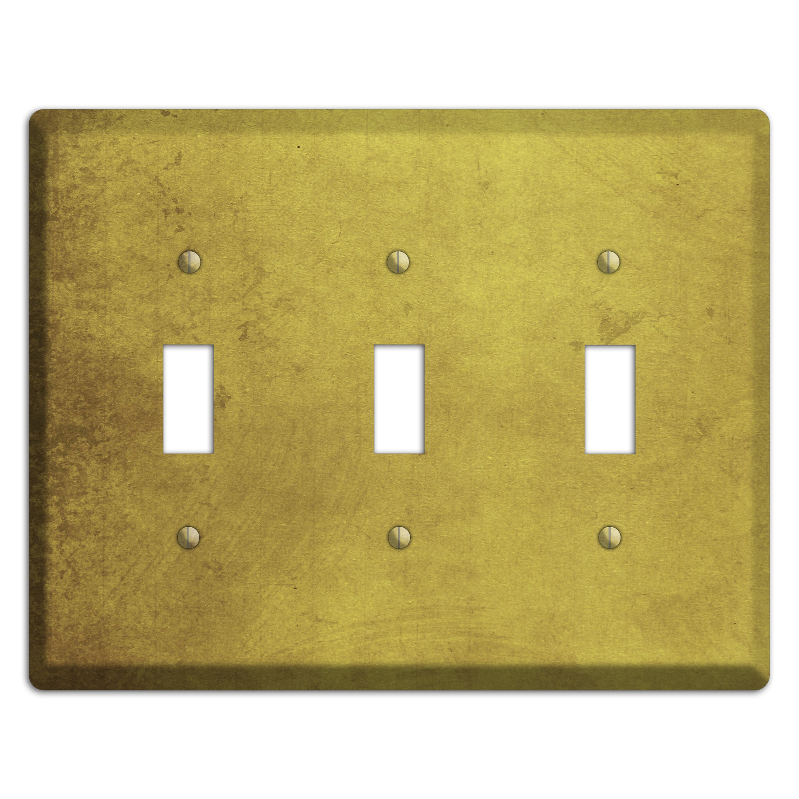 Husk Vintage Grunge 3 Toggle Wallplate