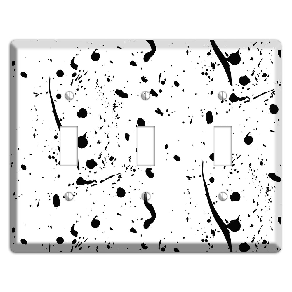 Ink Splash 2 3 Toggle Wallplate