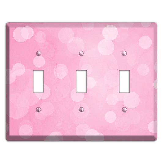 purple Pizzaz Pink Texture 3 Toggle Wallplate