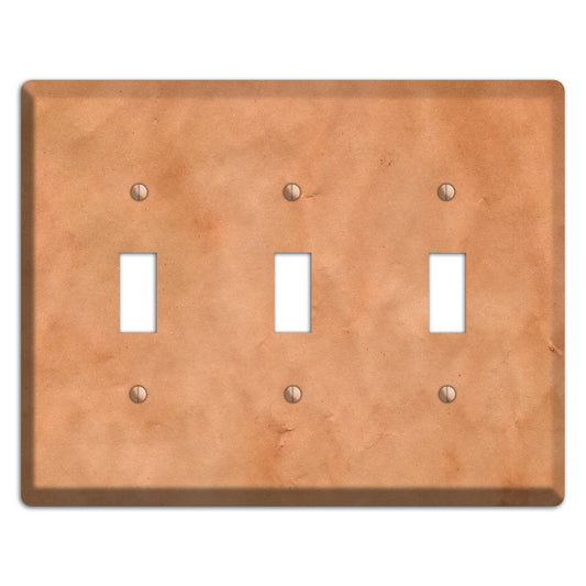 Aged Paper 11 3 Toggle Wallplate
