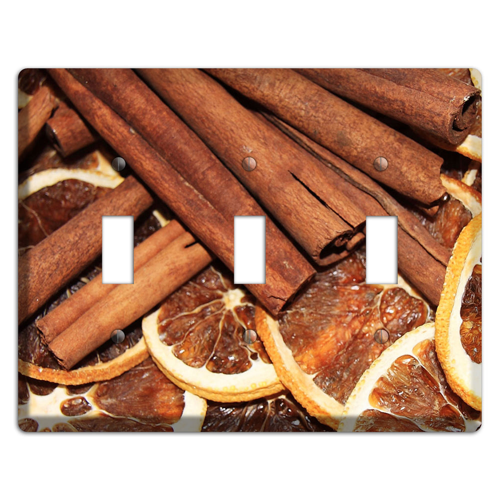 Cinnamon 3 Toggle Wallplate