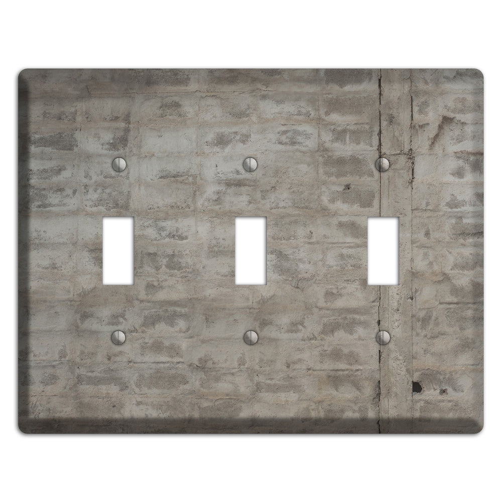 Old Concrete 16 3 Toggle Wallplate