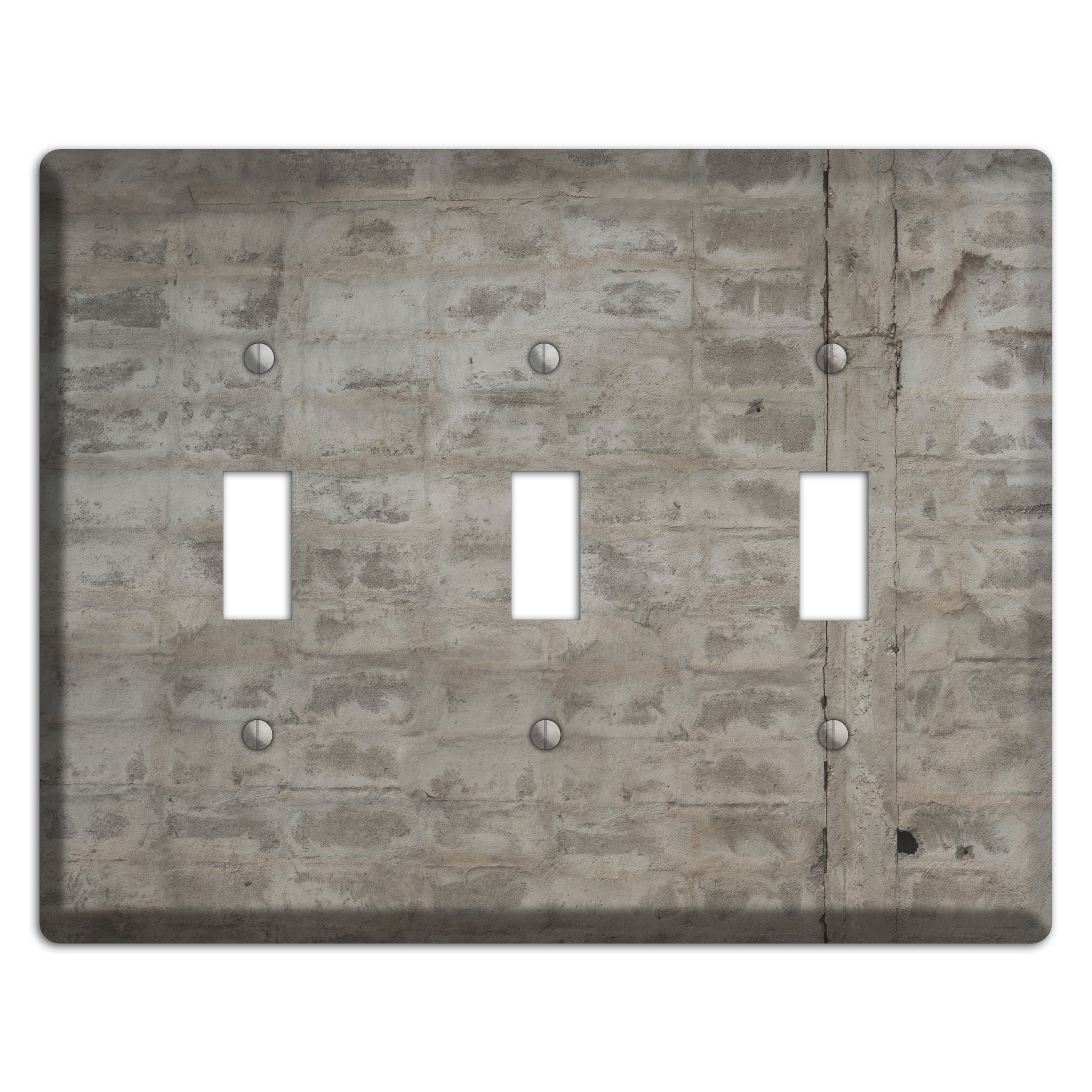 Old Concrete 16 3 Toggle Wallplate