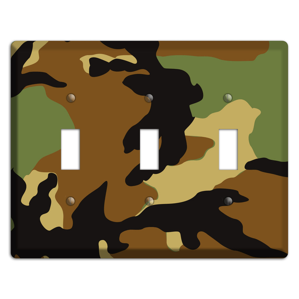 Camoflauge 3 Toggle Wallplate