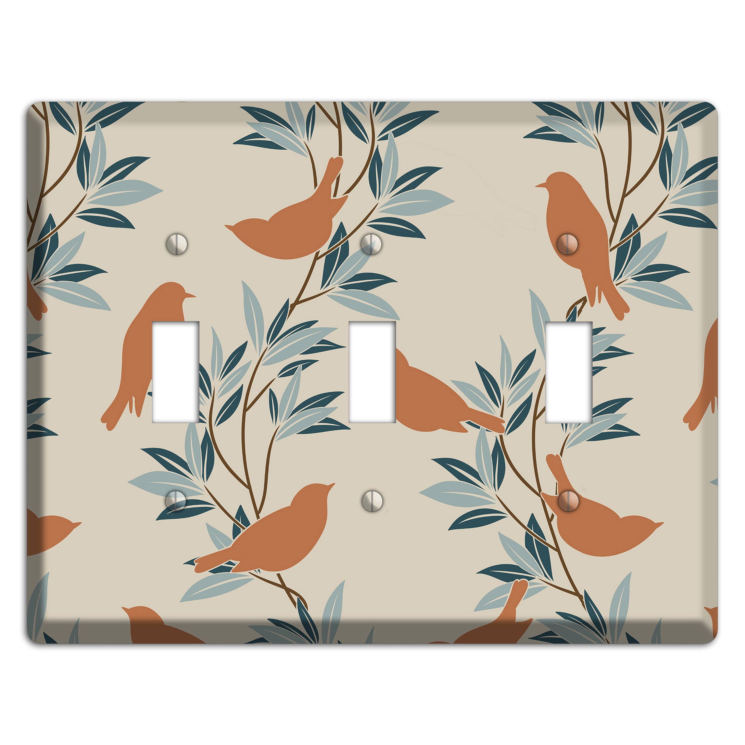 Bird Branch 2 3 Toggle Wallplate