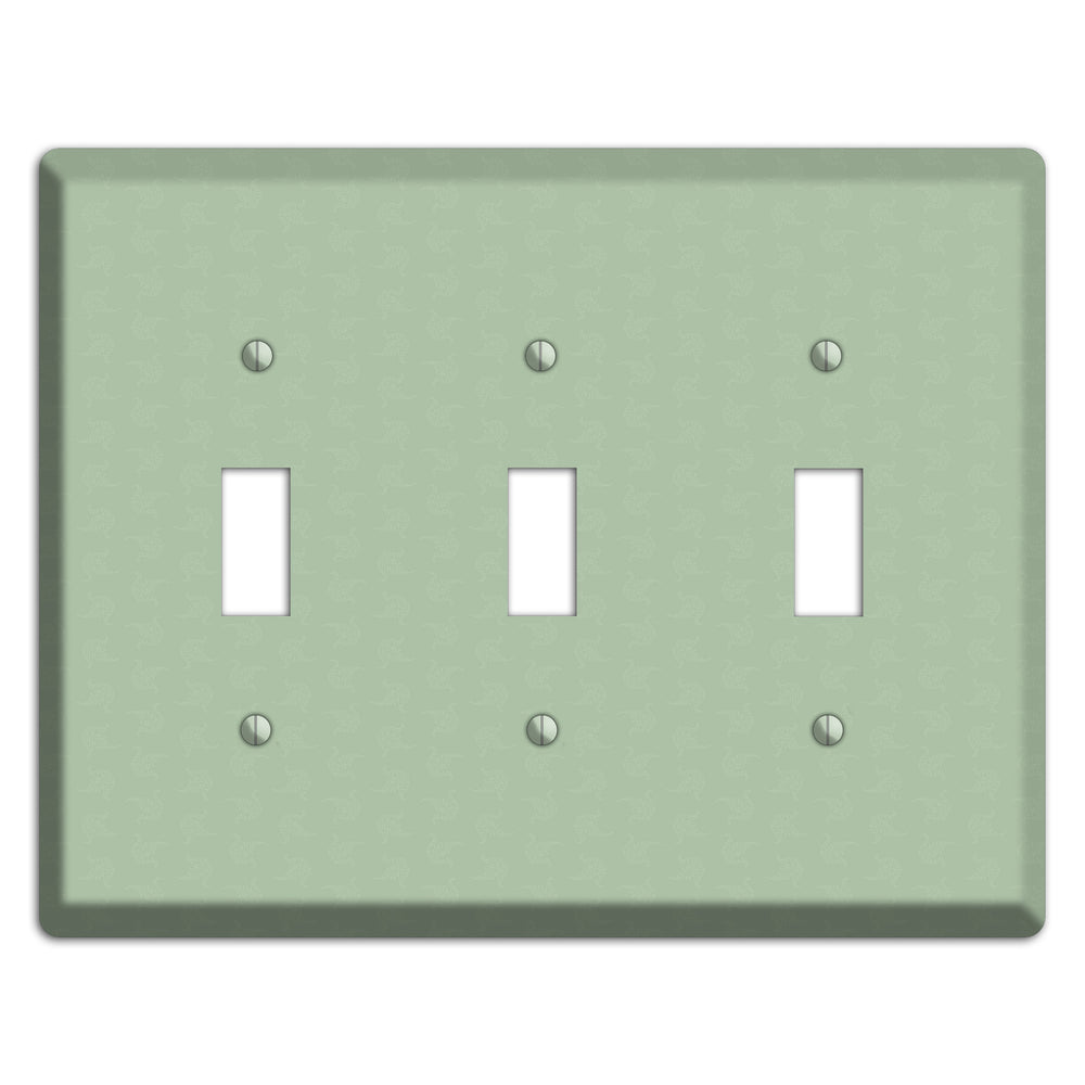Sage Tiny Cartouche 3 Toggle Wallplate