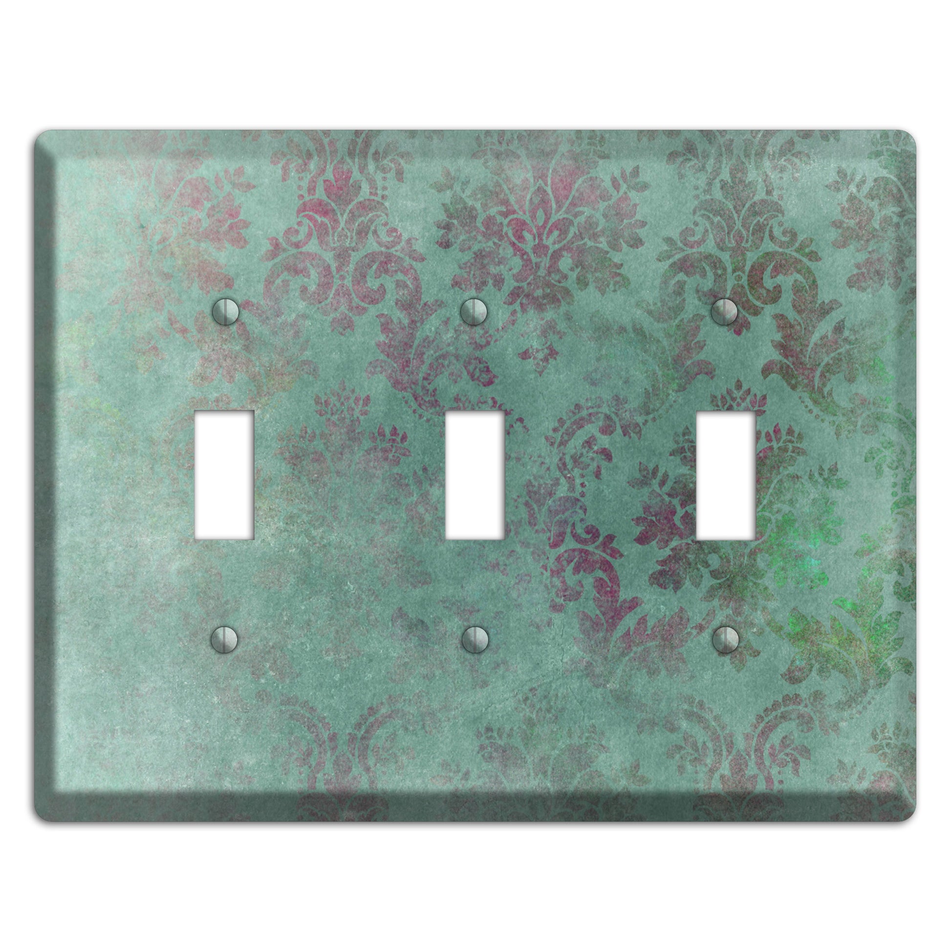 Corduroy Whimsical Damask 3 Toggle Wallplate