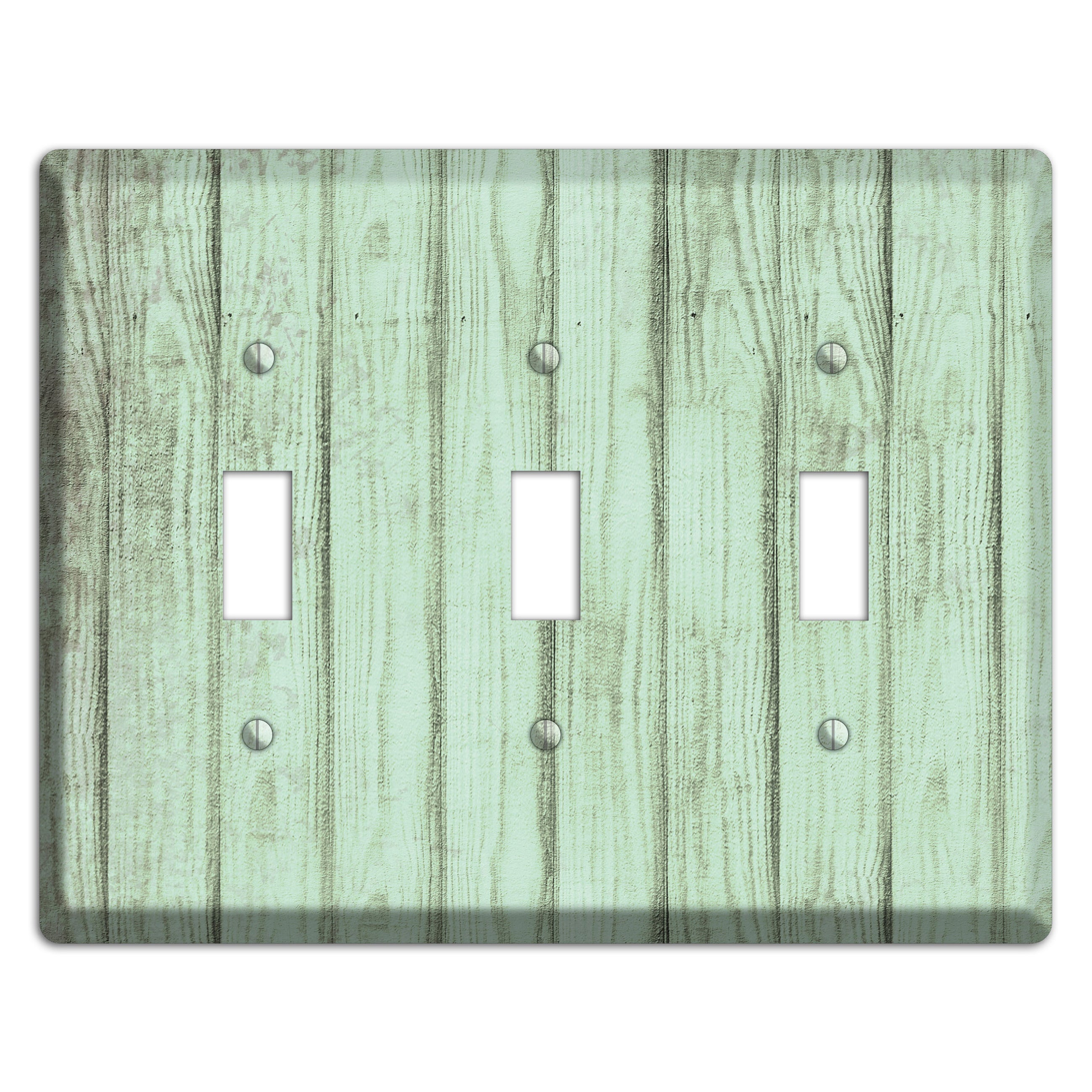 Norway Weathered Wood 3 Toggle Wallplate