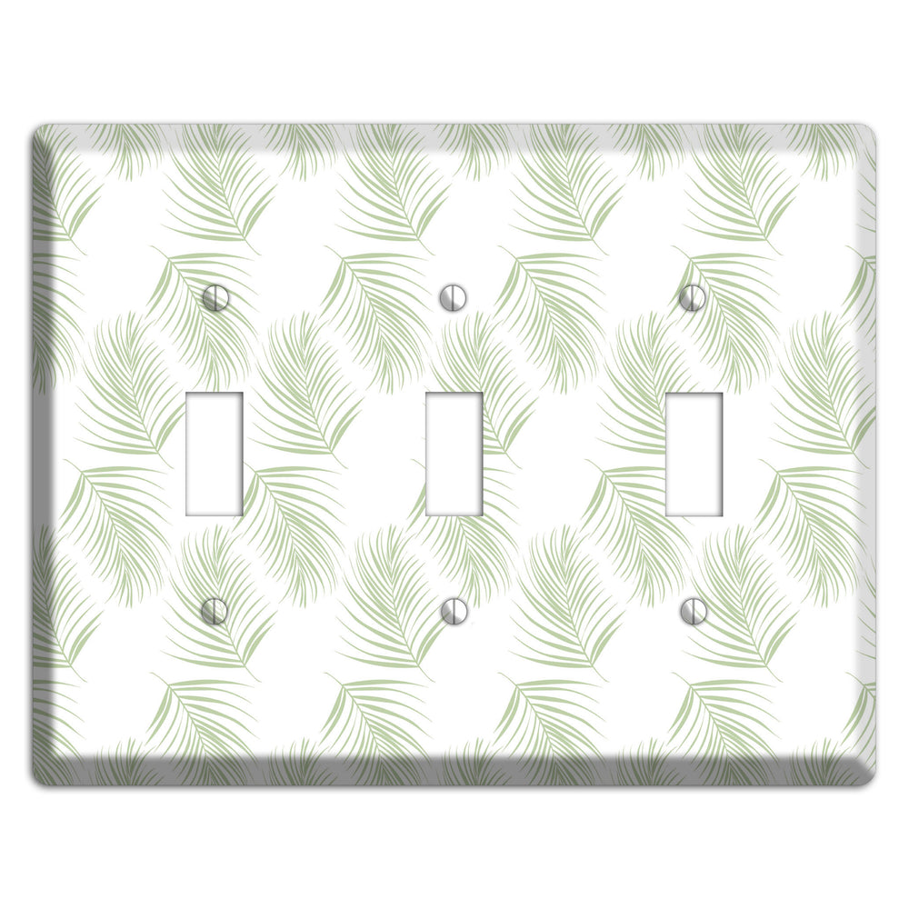 Leaves Style GG 3 Toggle Wallplate