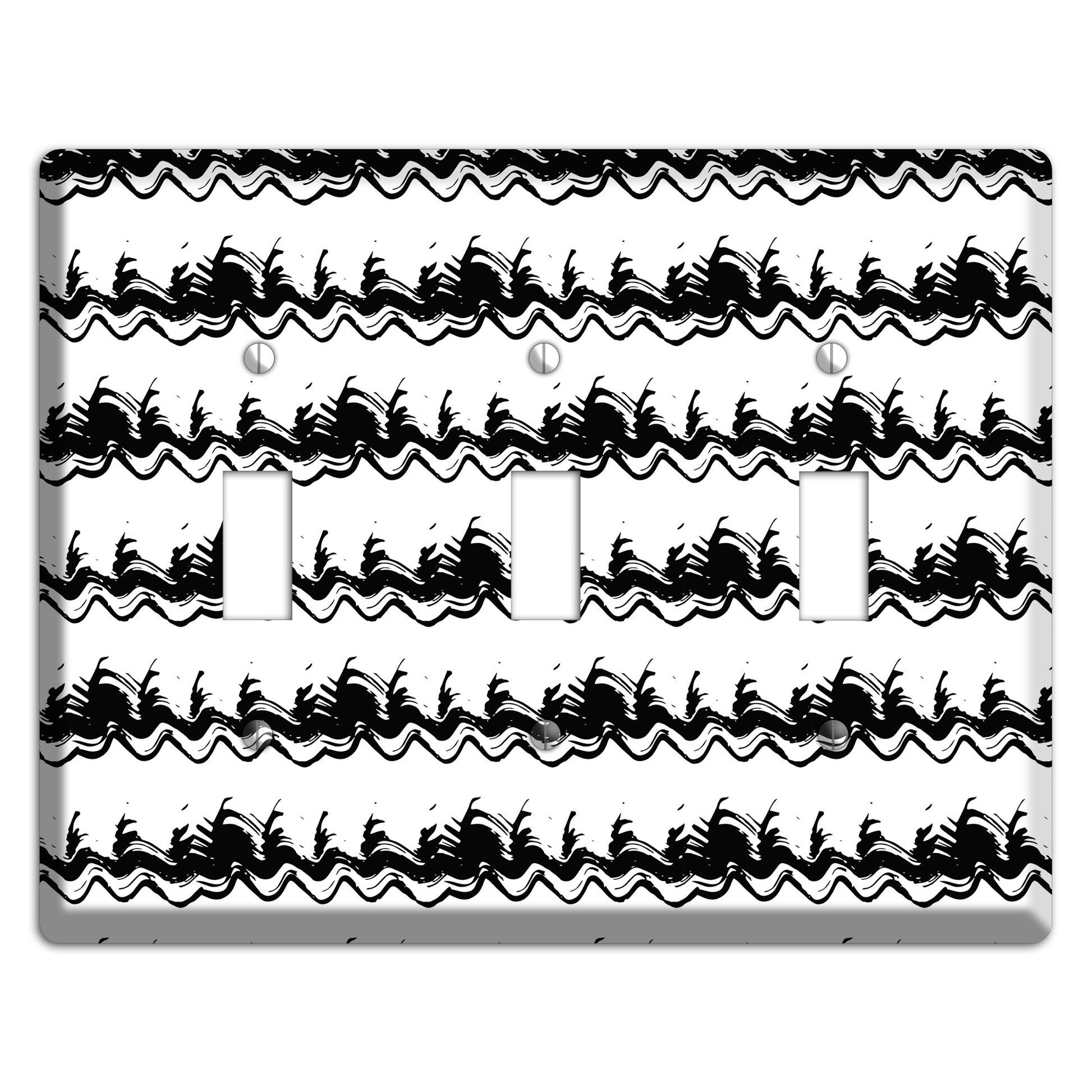 Ink Brushstrokes 10 3 Toggle Wallplate