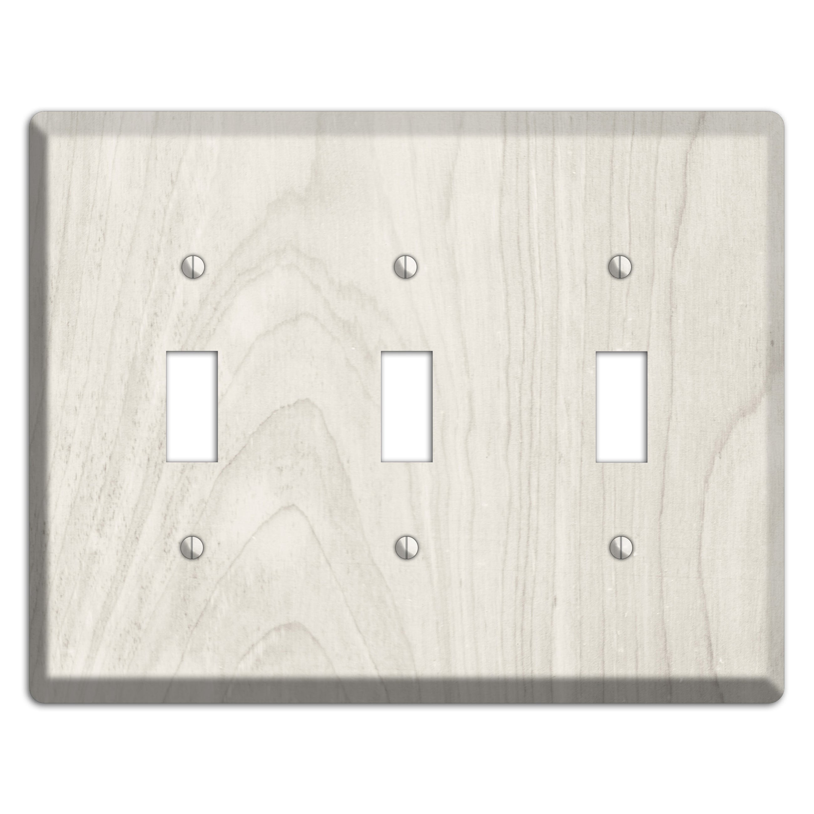 Pearl Bush Antique 3 Toggle Wallplate