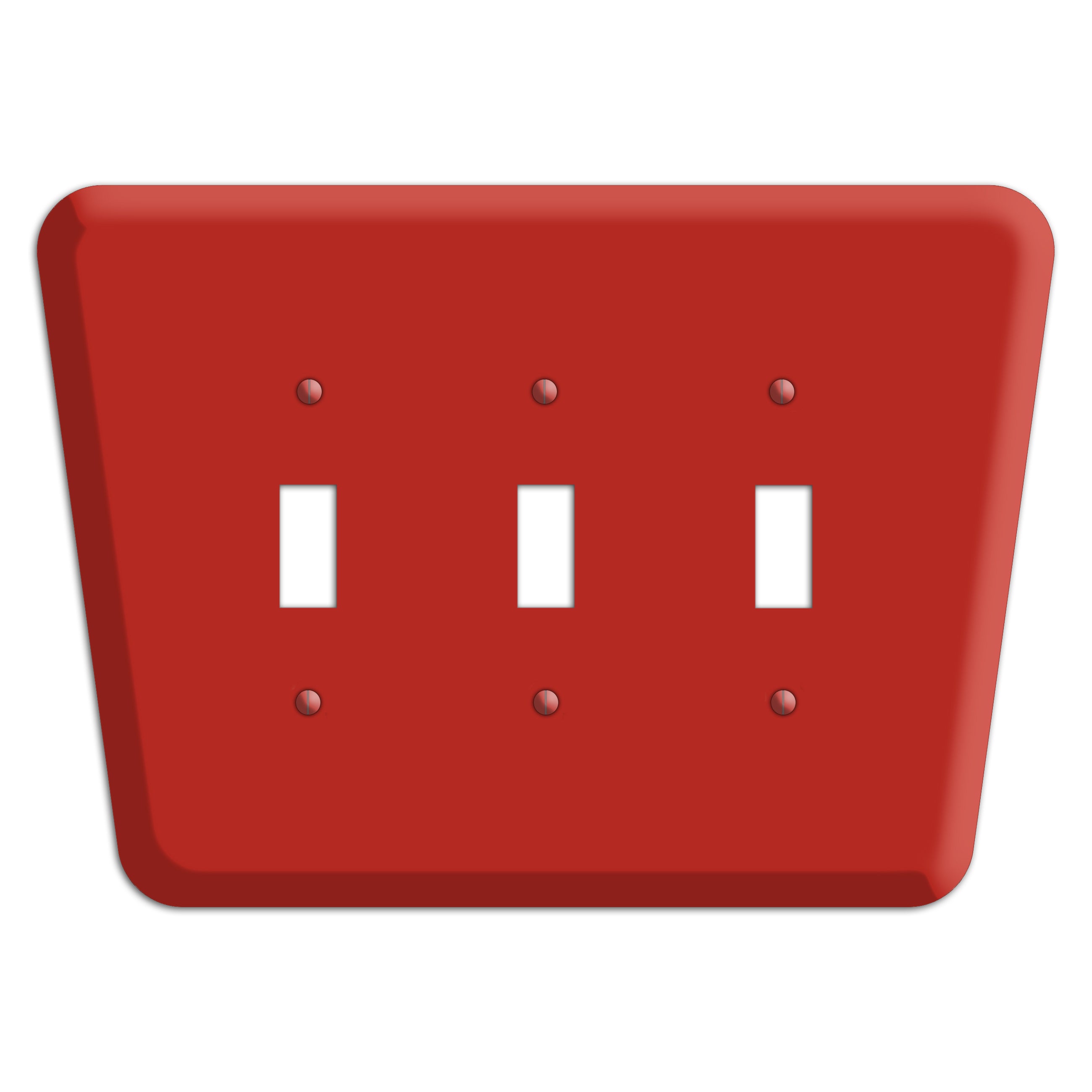 Paprika Mid-Century 3 Toggle Wallplate