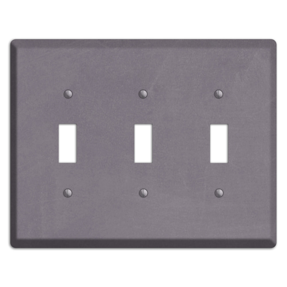 Chalk Purple 3 Toggle Wallplate