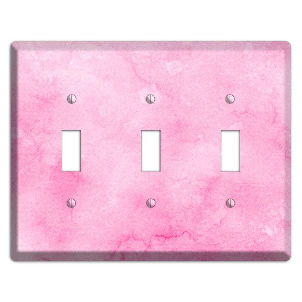 Cinderella Pink Texture 3 Toggle Wallplate