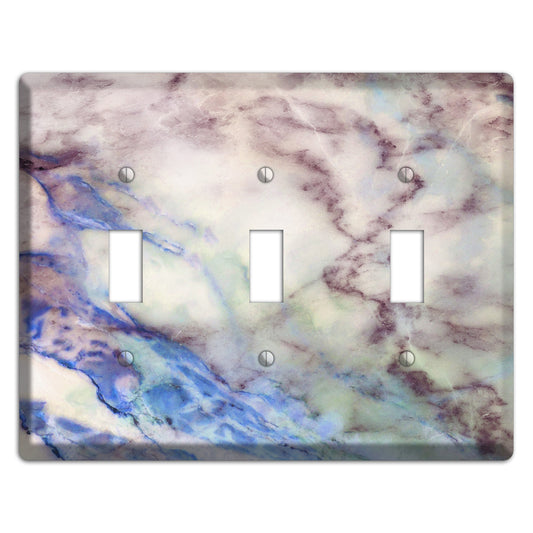 Havelock Blue Marble 3 Toggle Wallplate