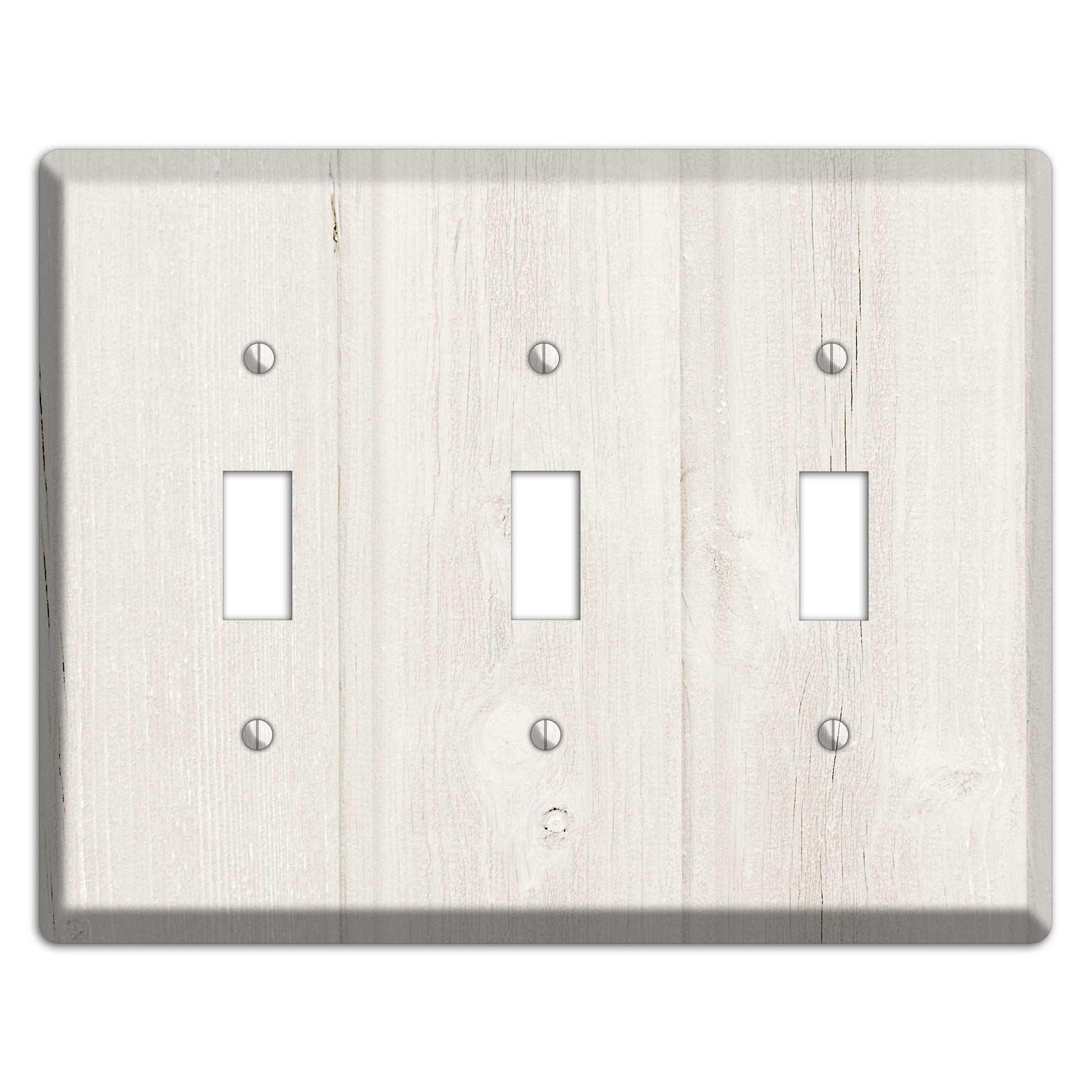 Spring Wood Antique 3 Toggle Wallplate