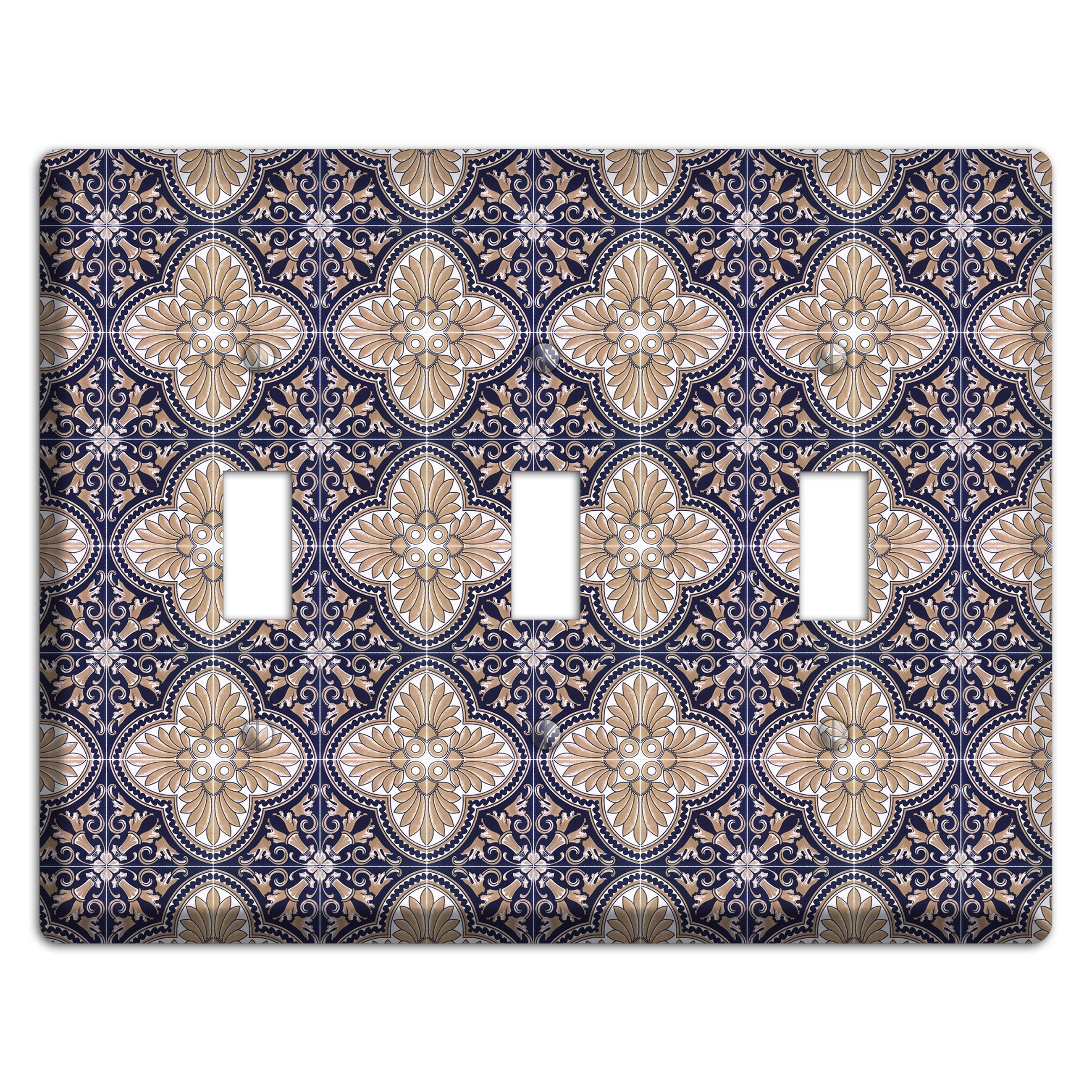 Tavira Tiles 4 3 Toggle Wallplate