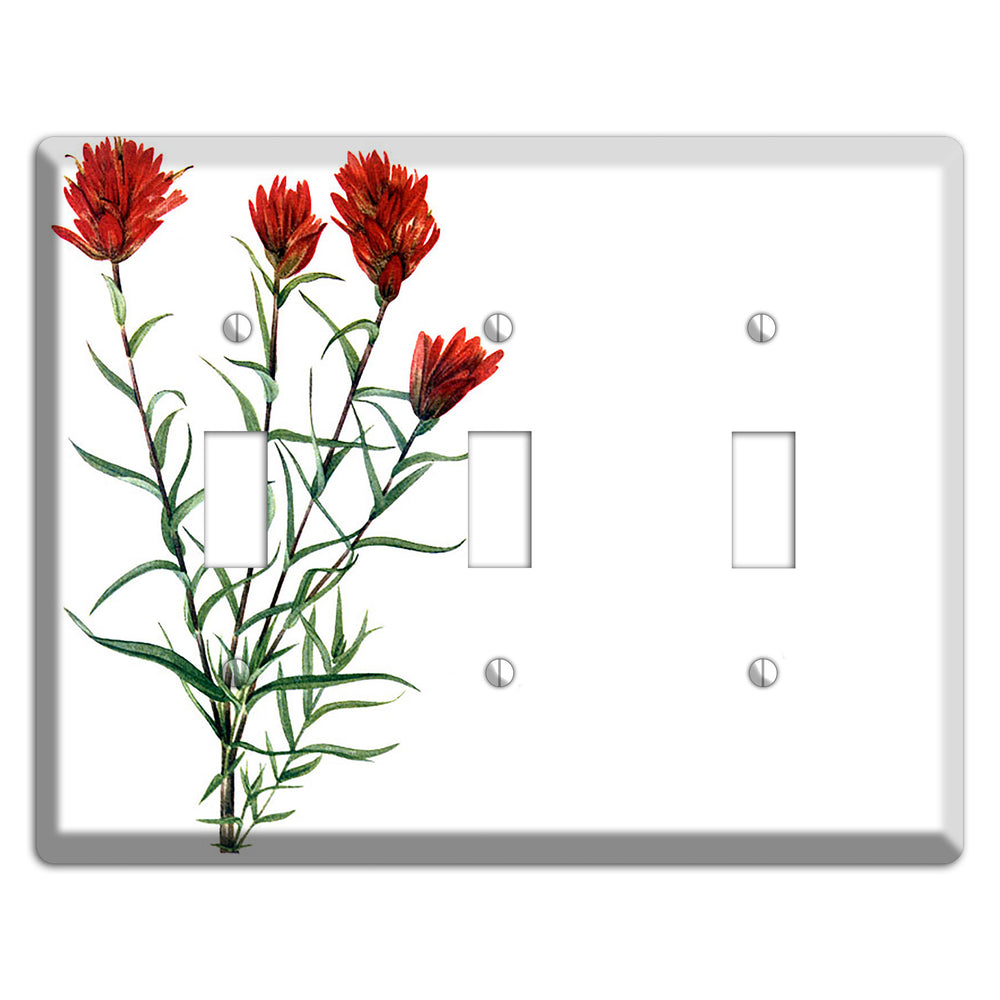 Castilleja Linarifolia 3 Toggle Wallplate