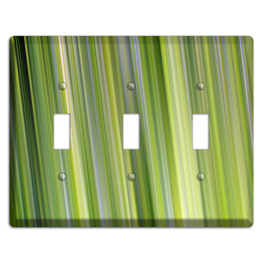 Green Ray of Light 3 Toggle Wallplate