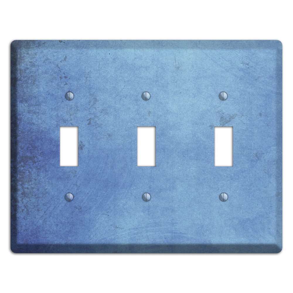 Polo Blue Vintage Grunge 3 Toggle Wallplate