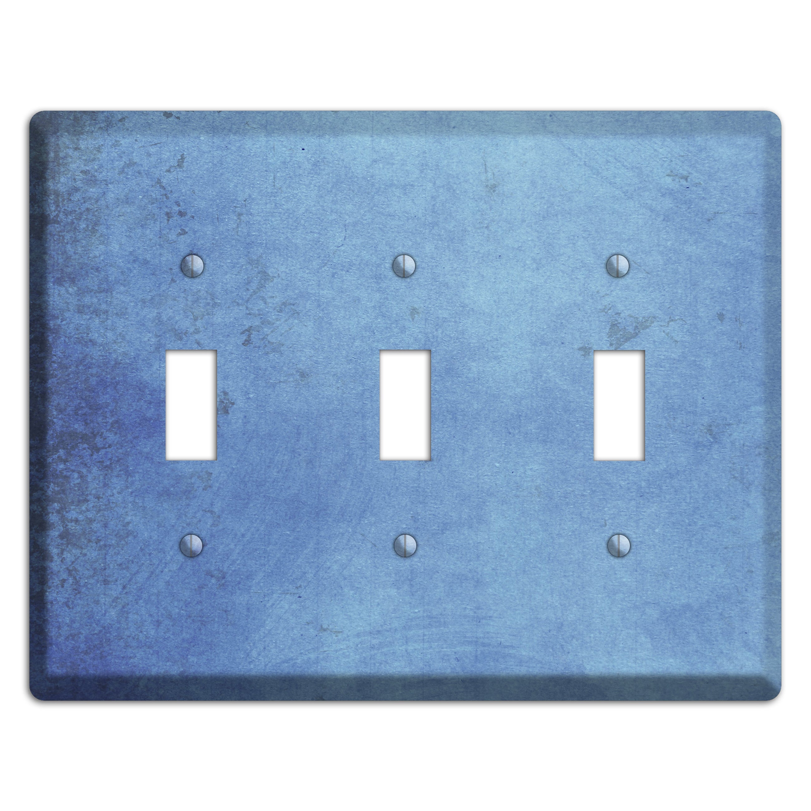 Polo Blue Vintage Grunge 3 Toggle Wallplate