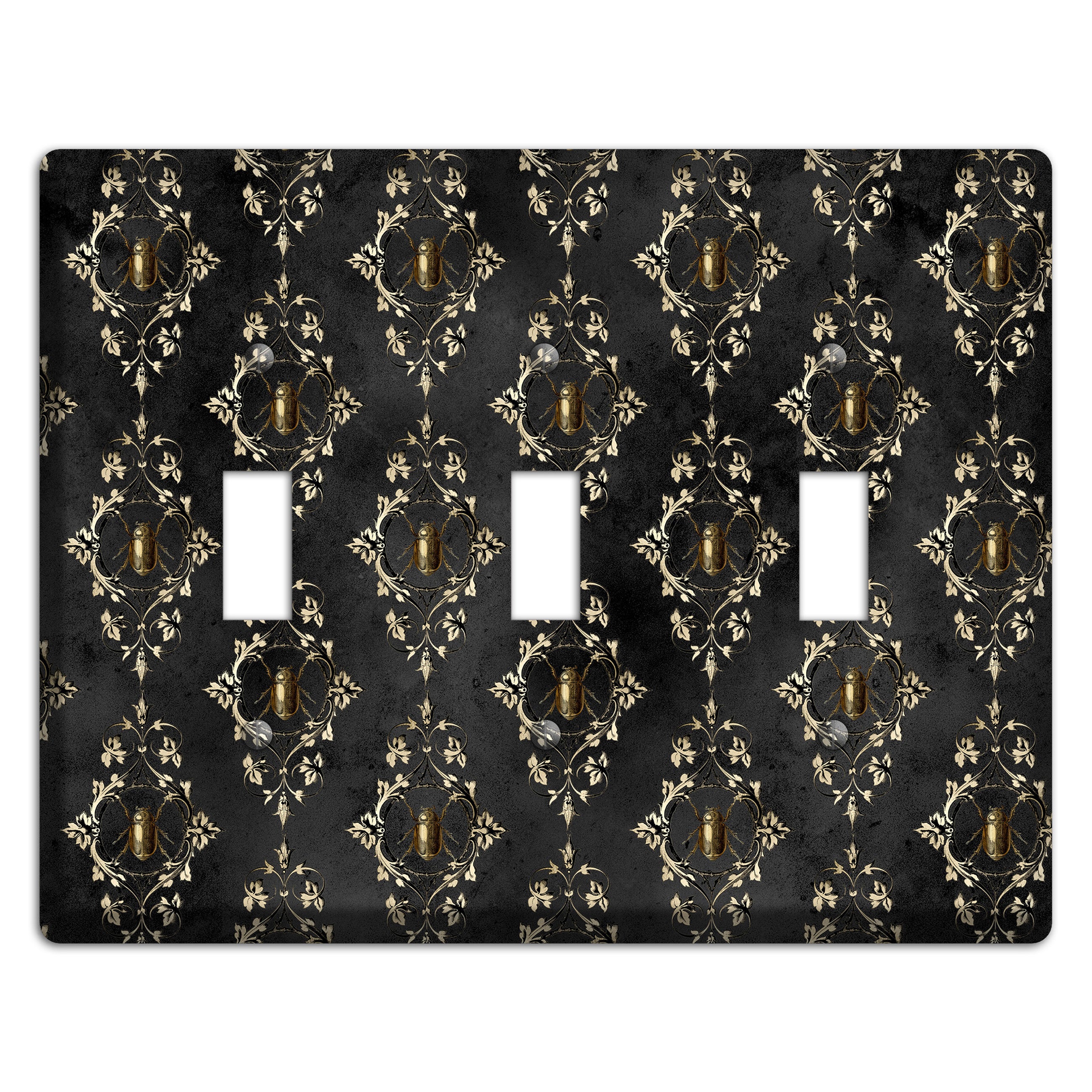 Edgar Allen Poe Beetle 3 Toggle Wallplate