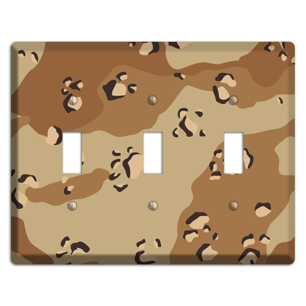 Desert Camo 3 Toggle Wallplate