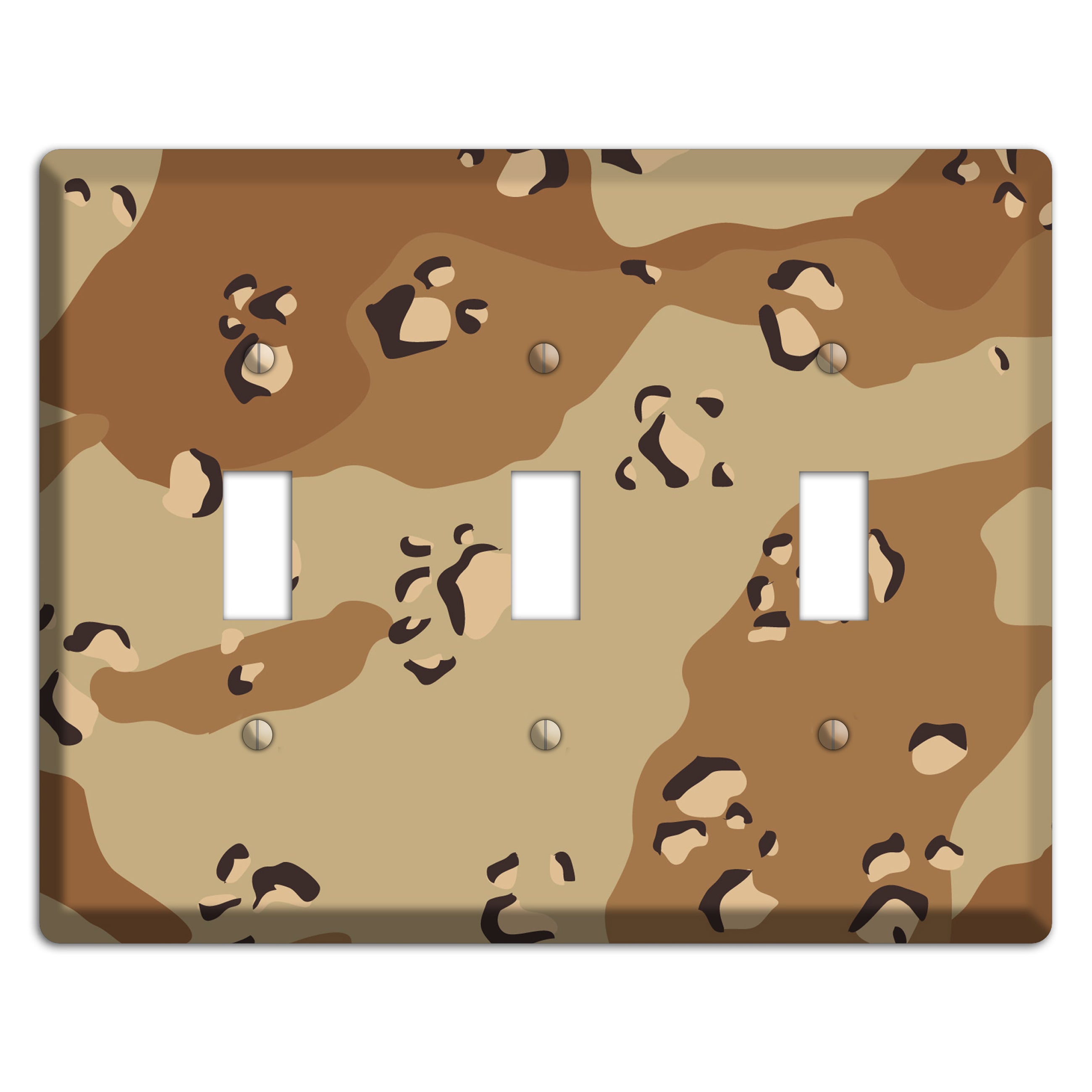 Desert Camo 3 Toggle Wallplate