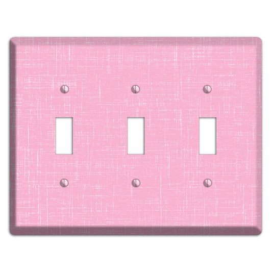 Chantilly Pink Texture 3 Toggle Wallplate