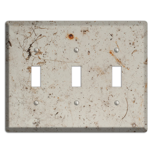 Spotted Concrete 3 Toggle Wallplate