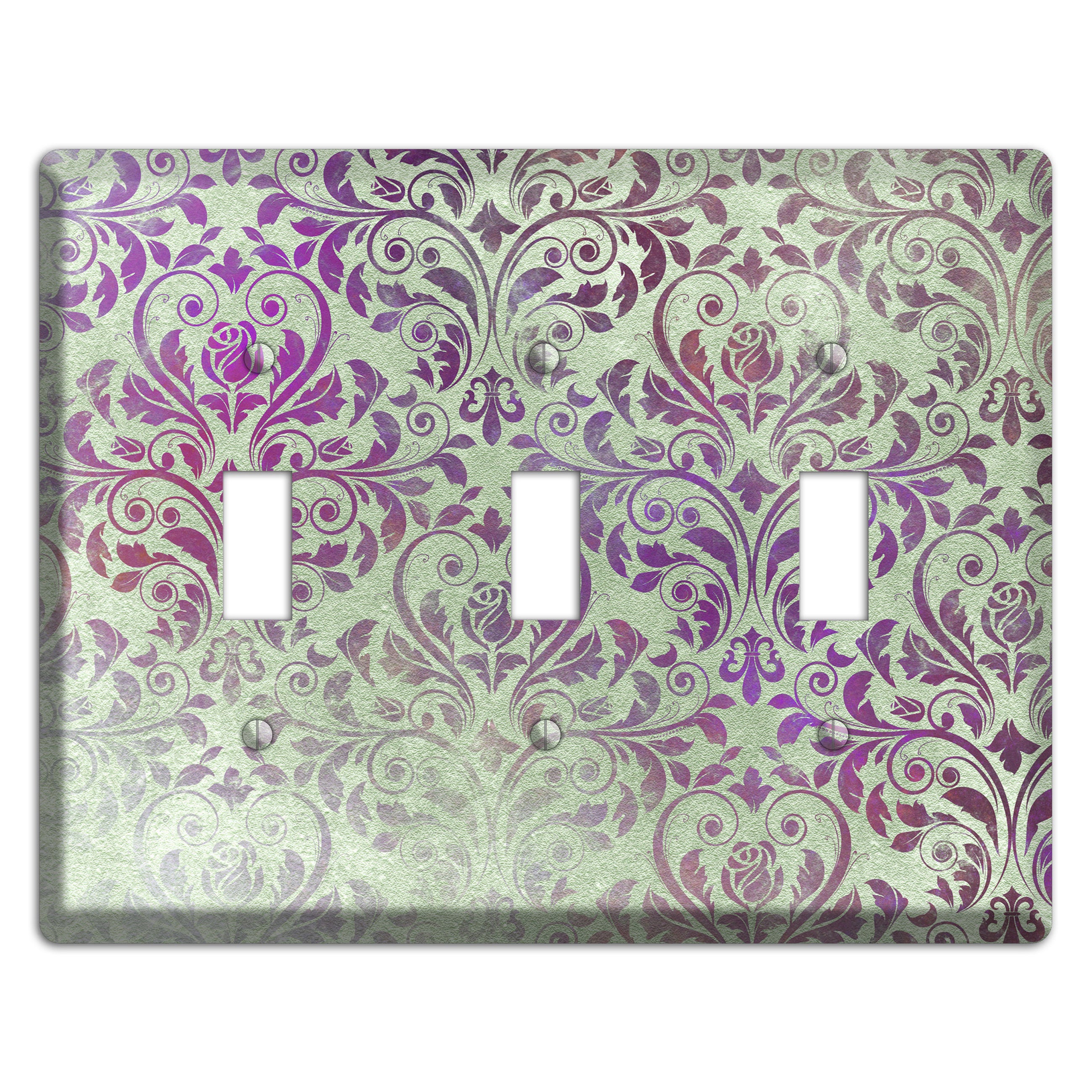 Venus Whimsical Damask 3 Toggle Wallplate