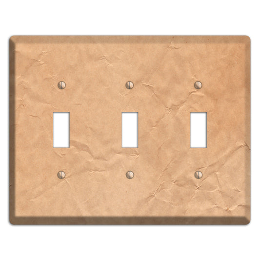 Aged Paper 6 3 Toggle Wallplate