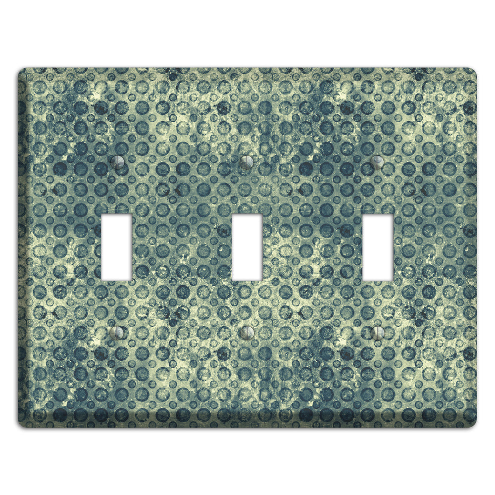 Green Circles 3 Toggle Wallplate