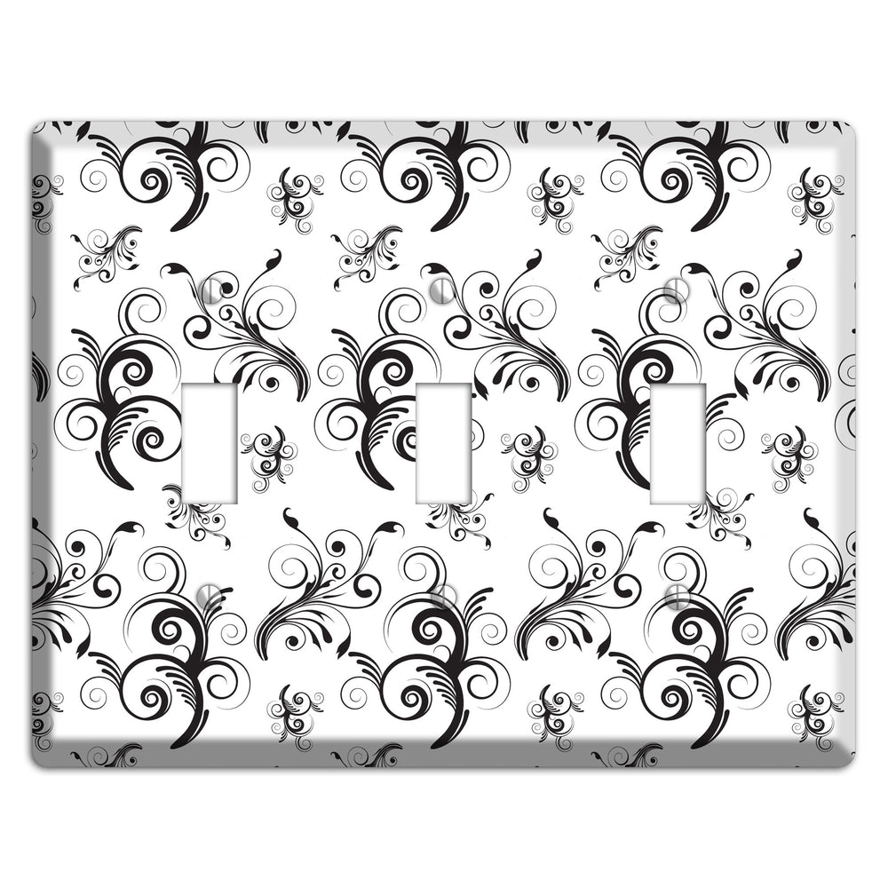 Scrolled Toile 3 Toggle Wallplate